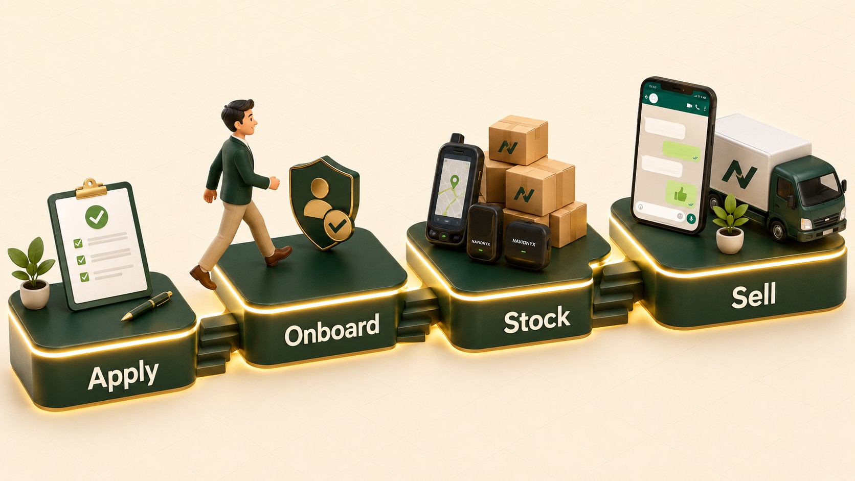 AIS 140 dealer onboarding journey for GPS tracker dealer partners