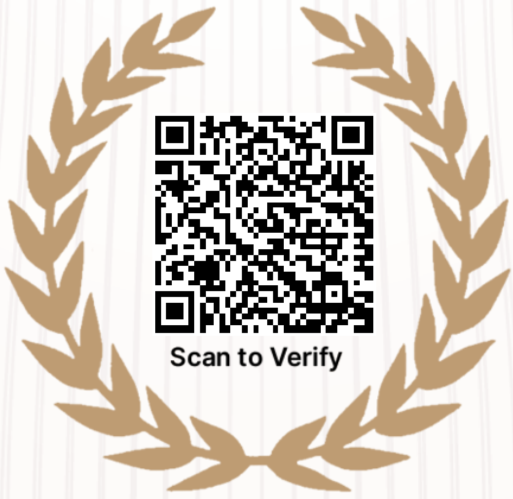 DPIIT certificate QR