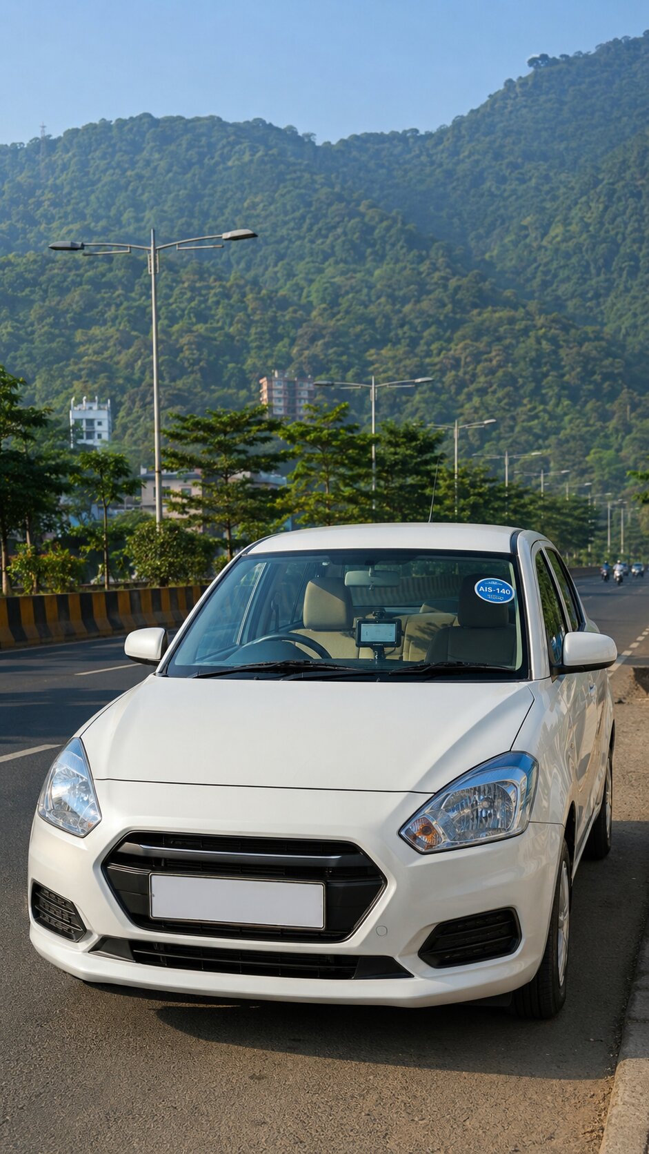 AIS-140 VLTD installation visual for Thane taxis and commercial vehicles